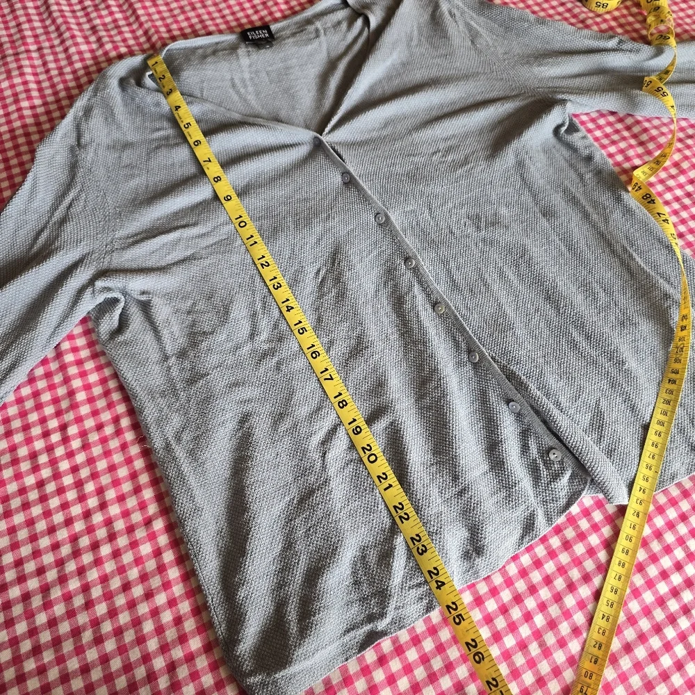 Eileen Fisher Button Down Shirt Sz M - Picture 4 of 6